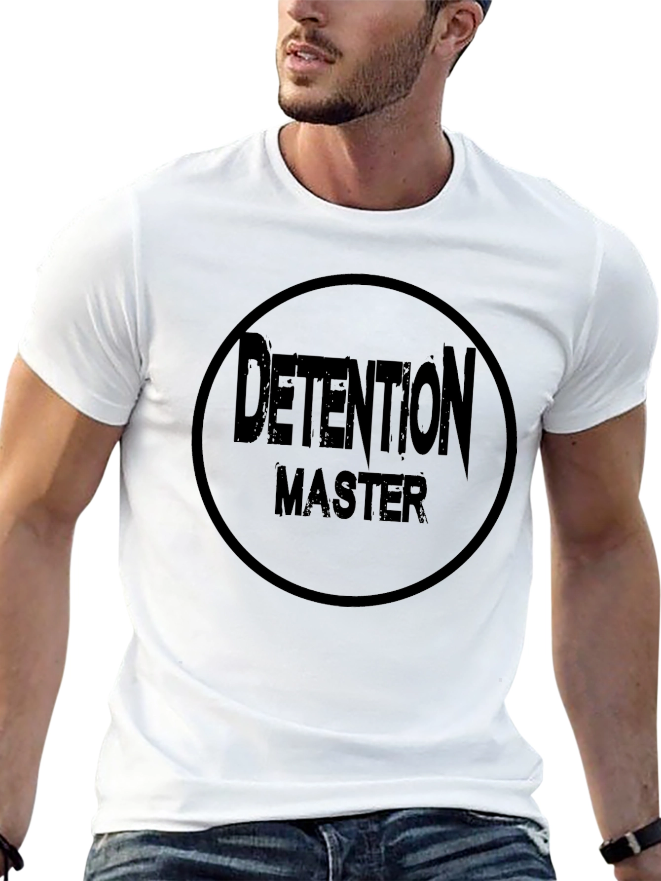Detention Master Black T-Shirt - Cool Graphic Tee