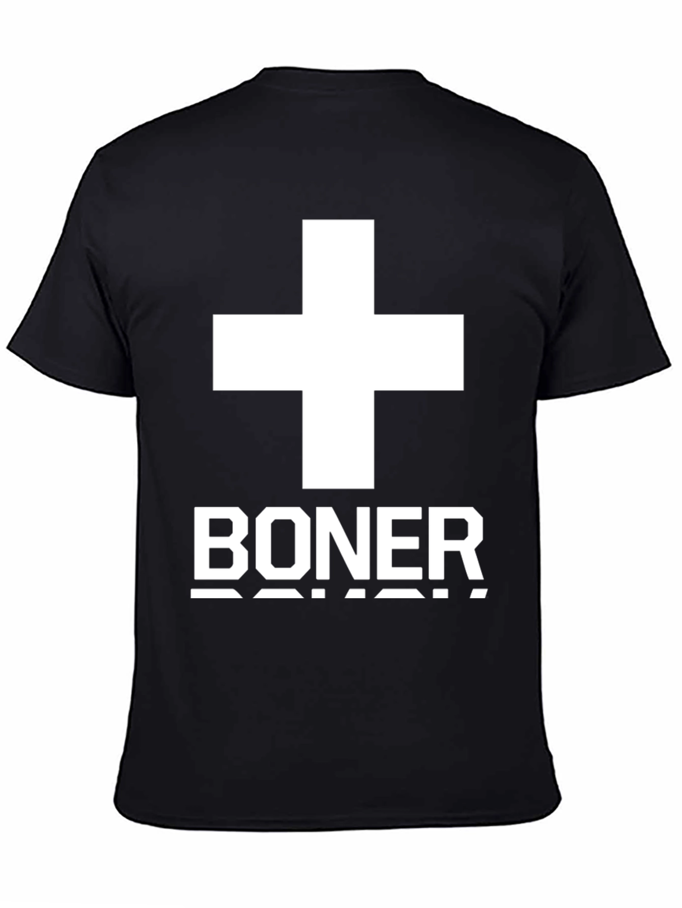 Swiss Boner Graphic Tee - Funny Black T-Shirt