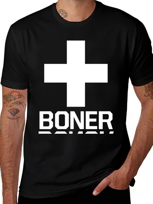 Swiss Boner Graphic Tee - Funny Black T-Shirt