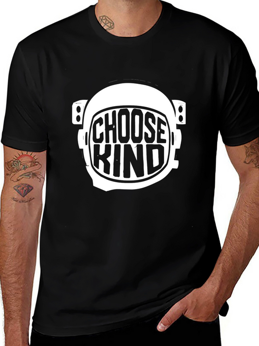 Choose Kind Astronaut Helmet Graphic Tee