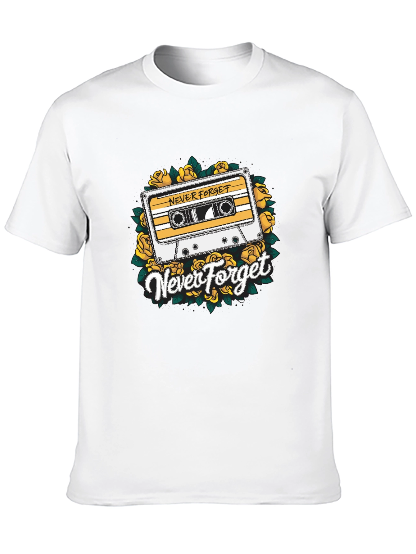 Retro Never Forget Cassette Tape T-Shirt