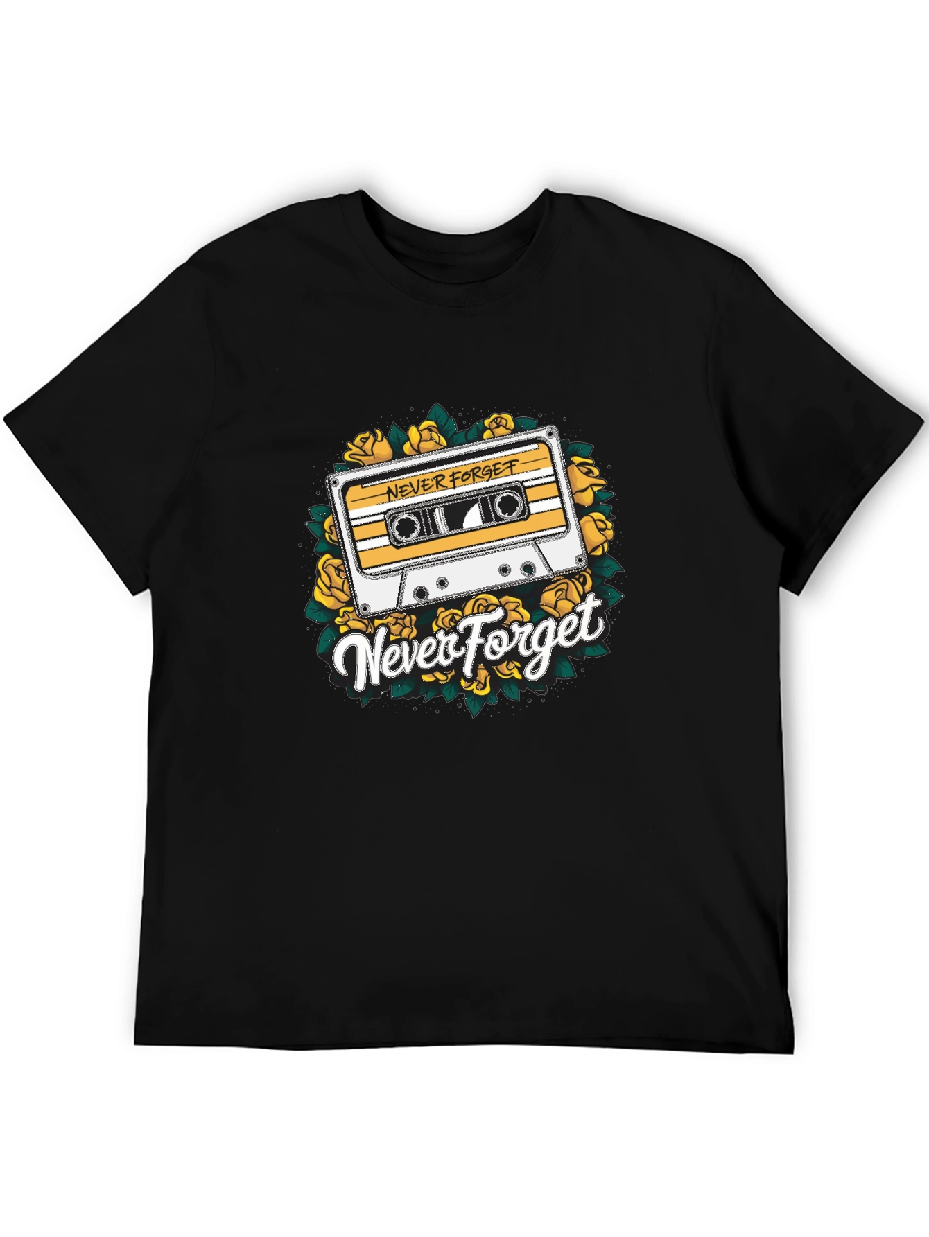 Retro Never Forget Cassette Tape T-Shirt