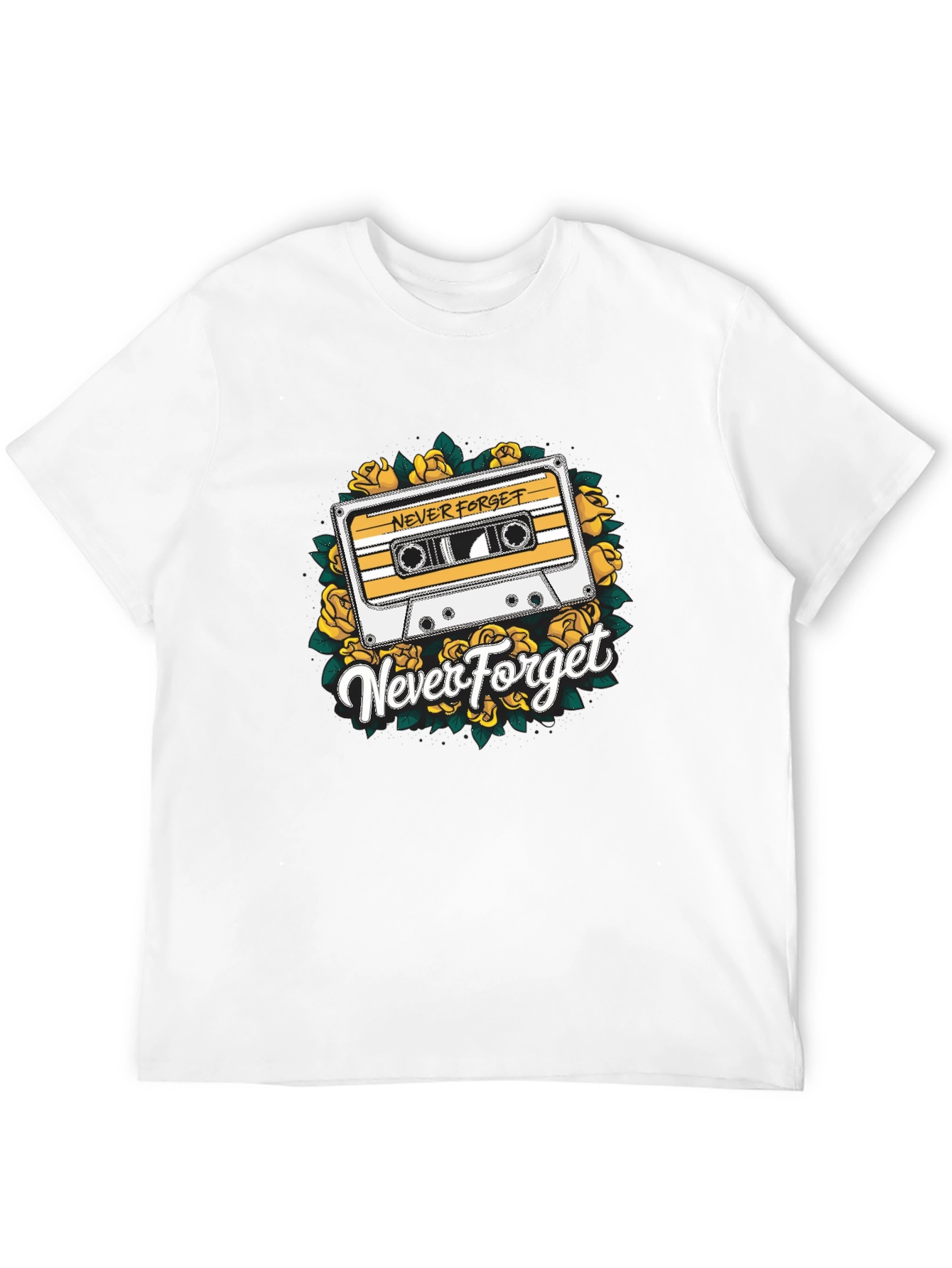 Retro Never Forget Cassette Tape T-Shirt