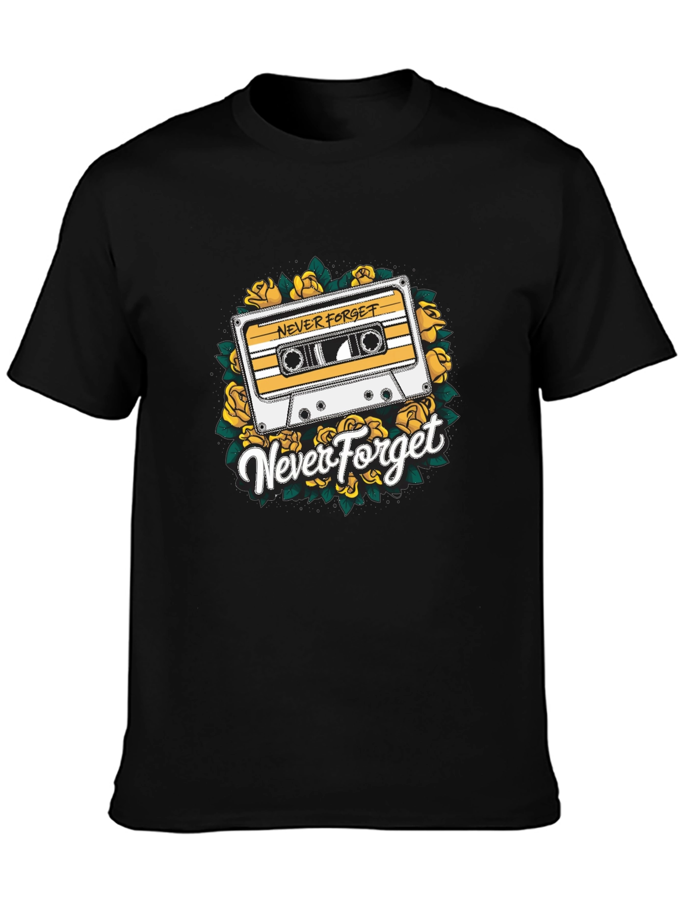 Retro Never Forget Cassette Tape T-Shirt