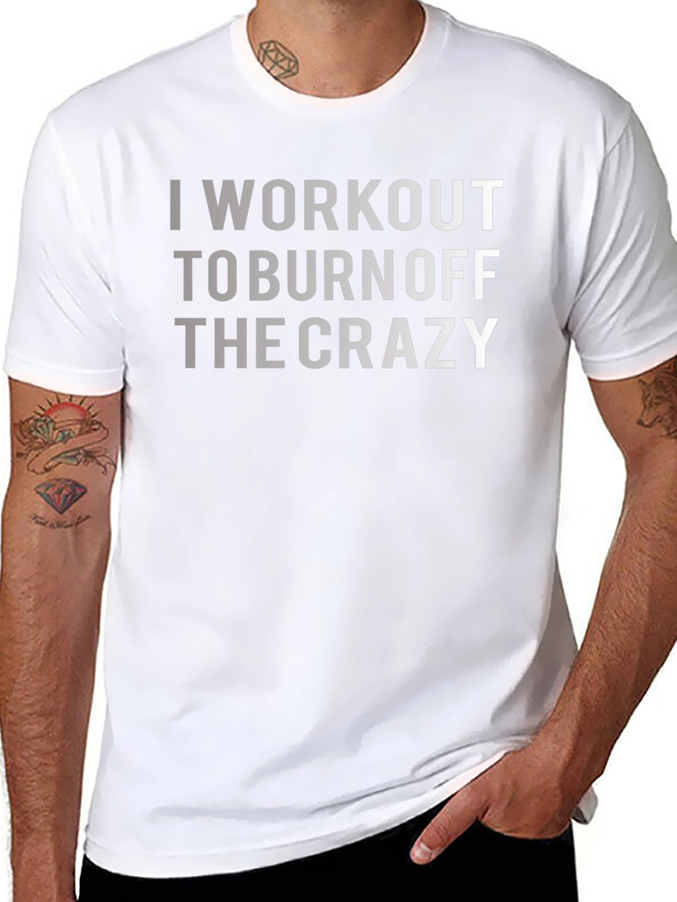 Workout to Burn Off the Crazy Graphic Tee