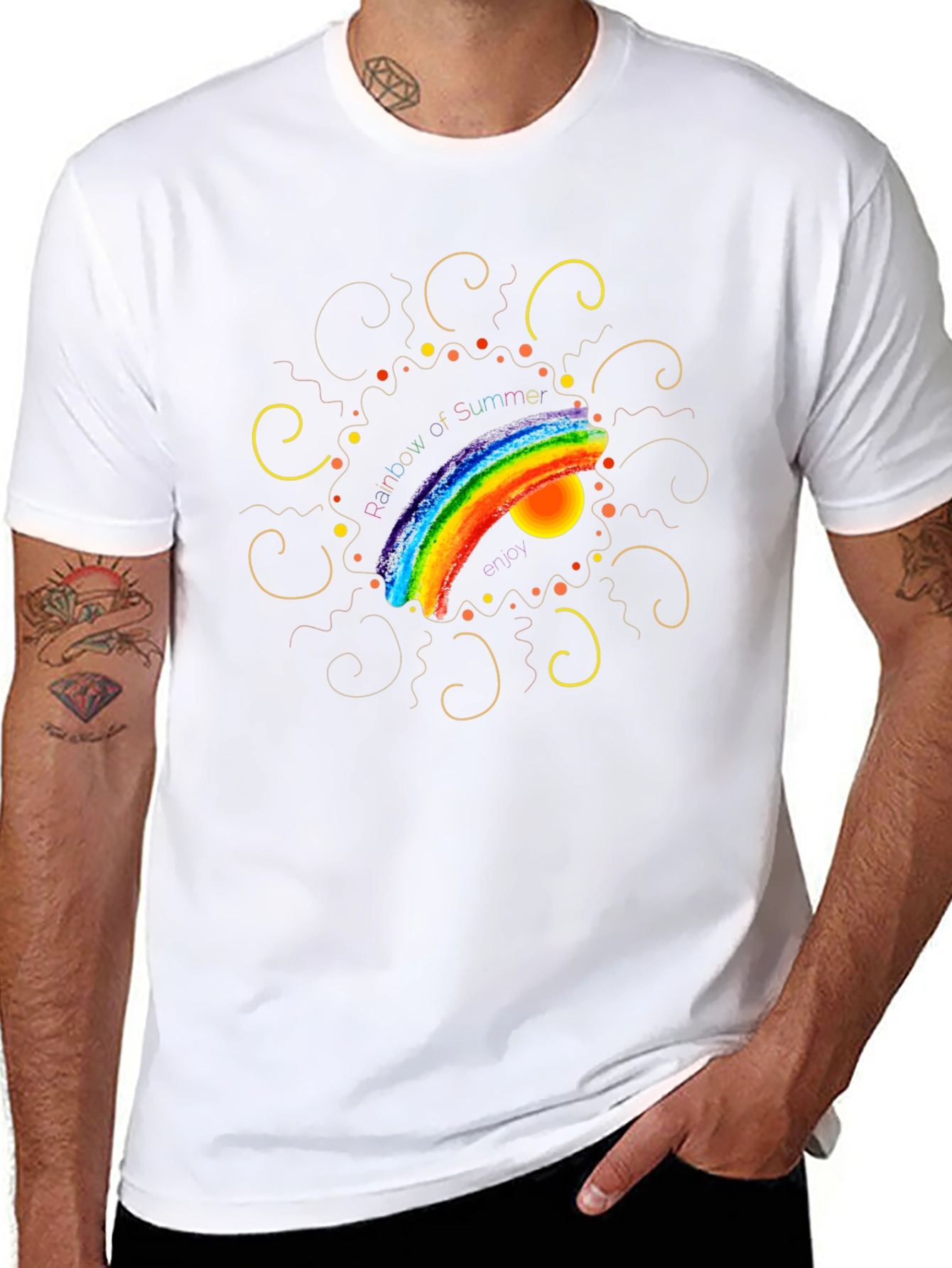 Rainbow of Summer Graphic Tee