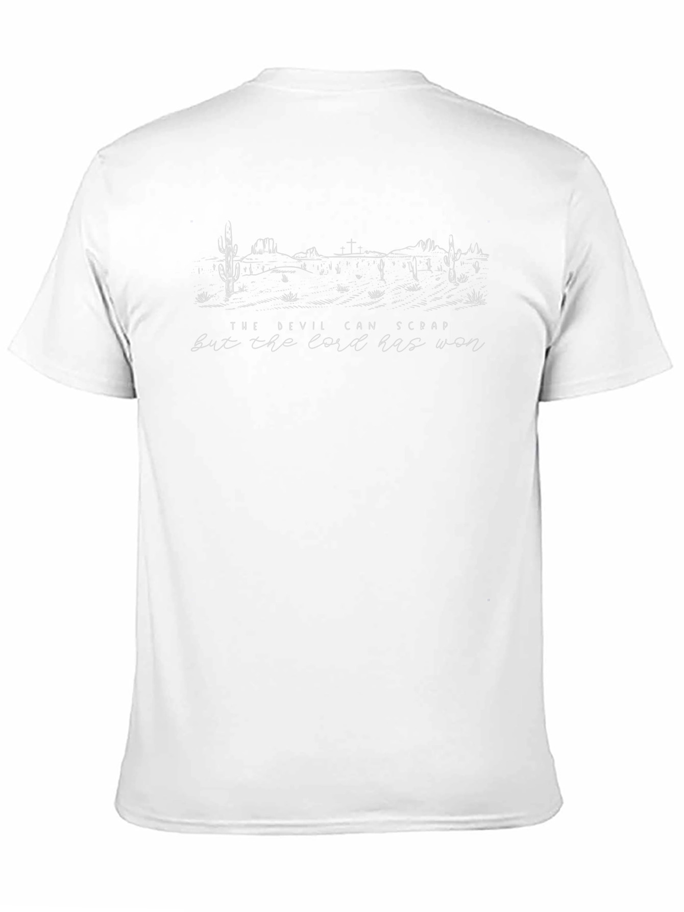 Desert Scene Graphic Black T-Shirt