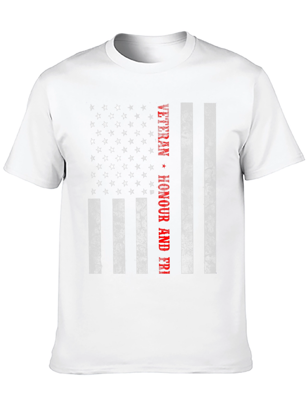 Veteran Honour & Freedom American Flag T-Shirt