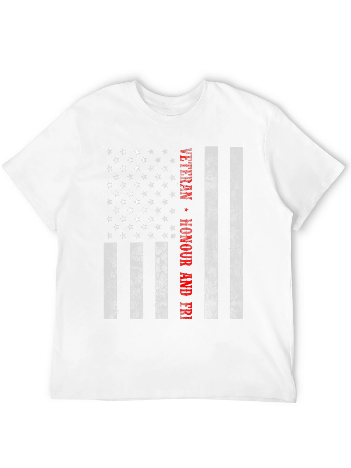 Veteran Honour & Freedom American Flag T-Shirt
