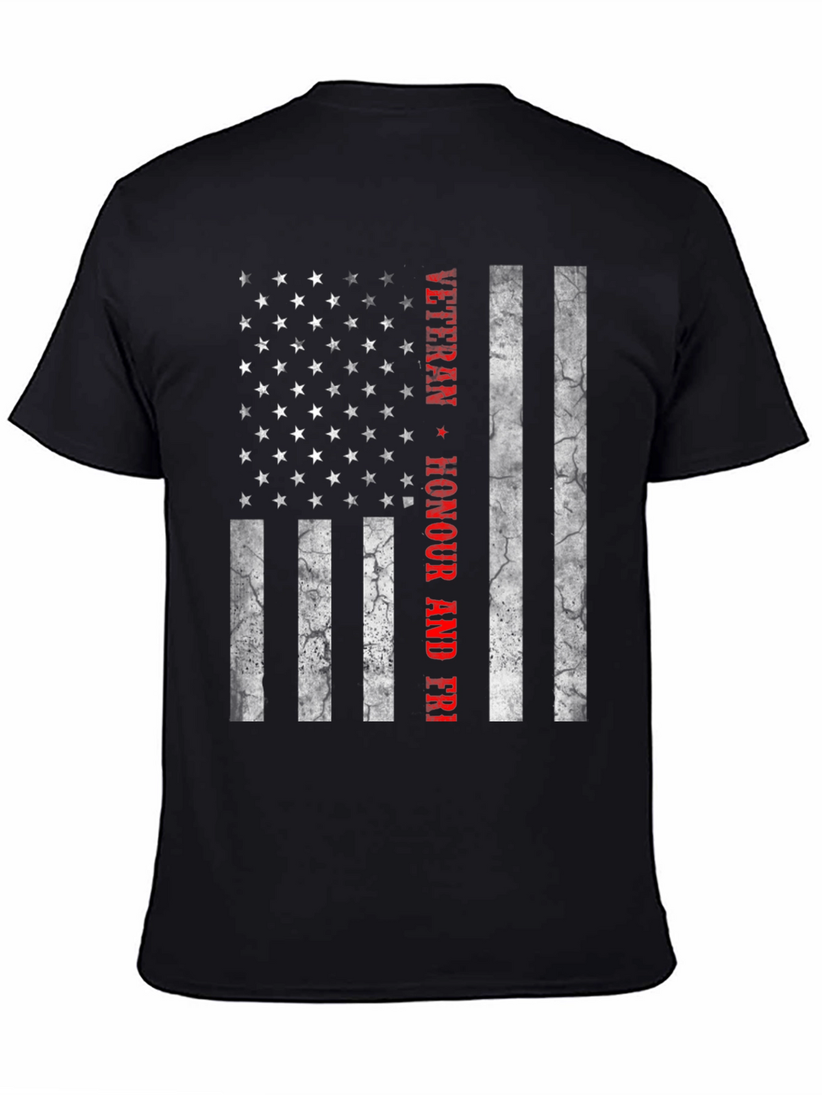 Veteran Honour & Freedom American Flag T-Shirt