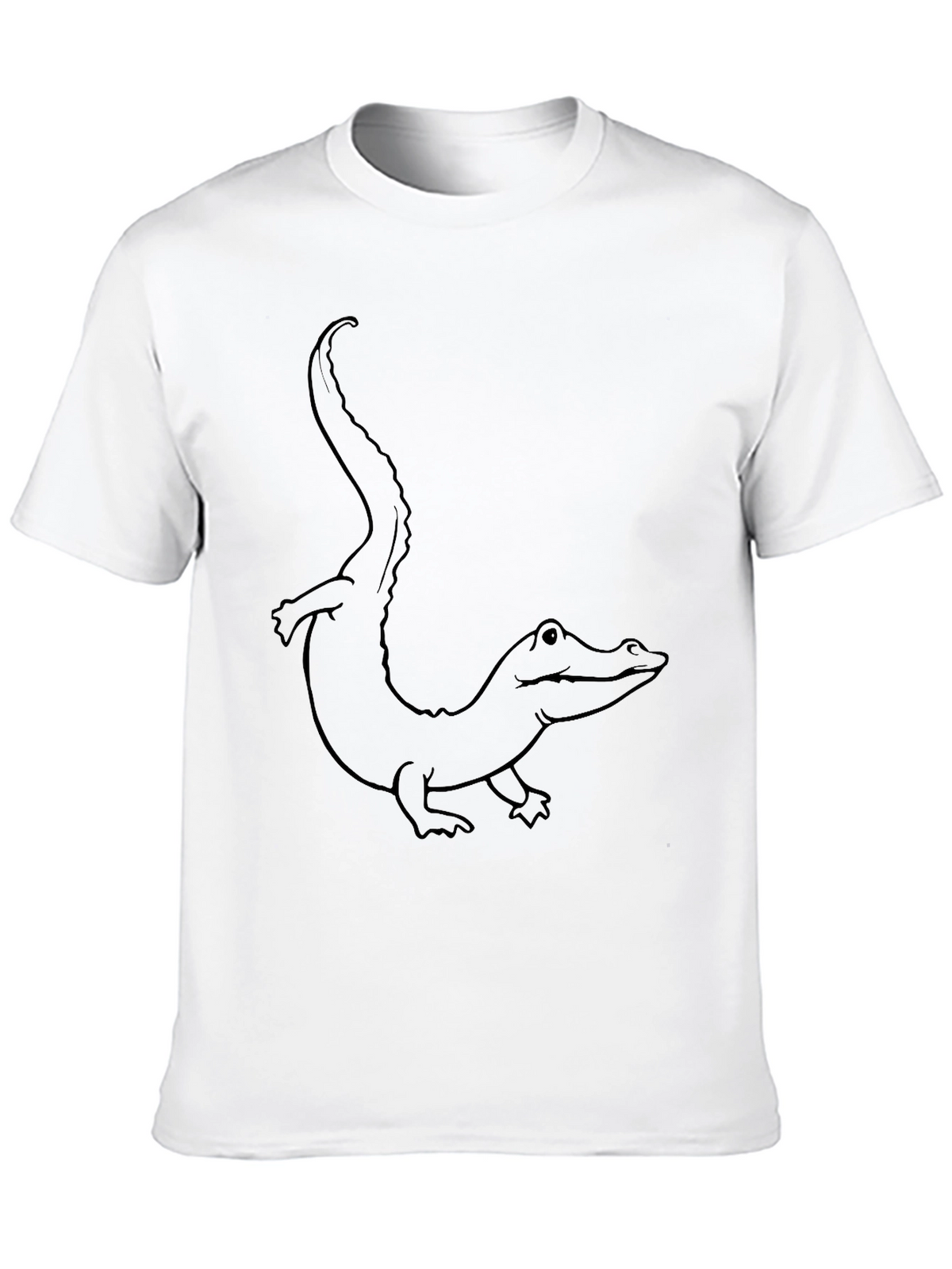 Alligator Graphic Tee - Mens Black T-Shirt