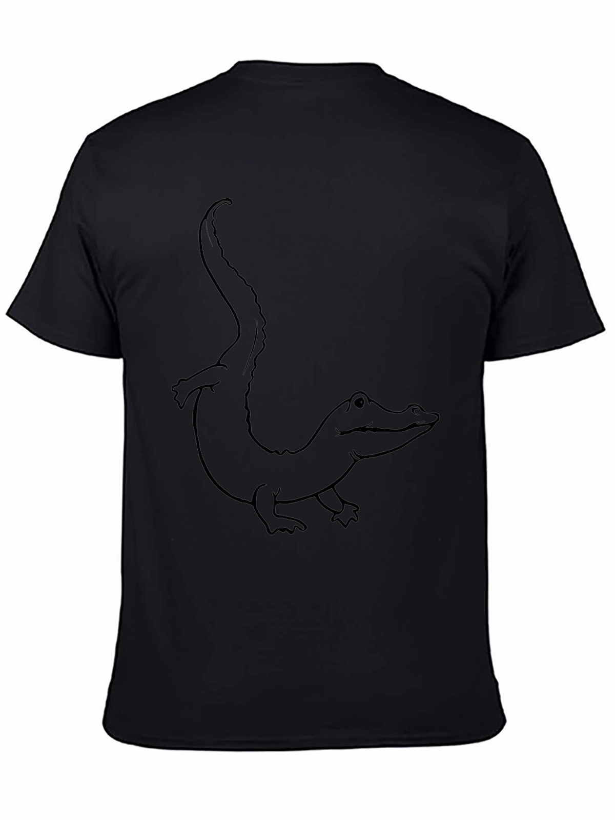 Alligator Graphic Tee - Mens Black T-Shirt