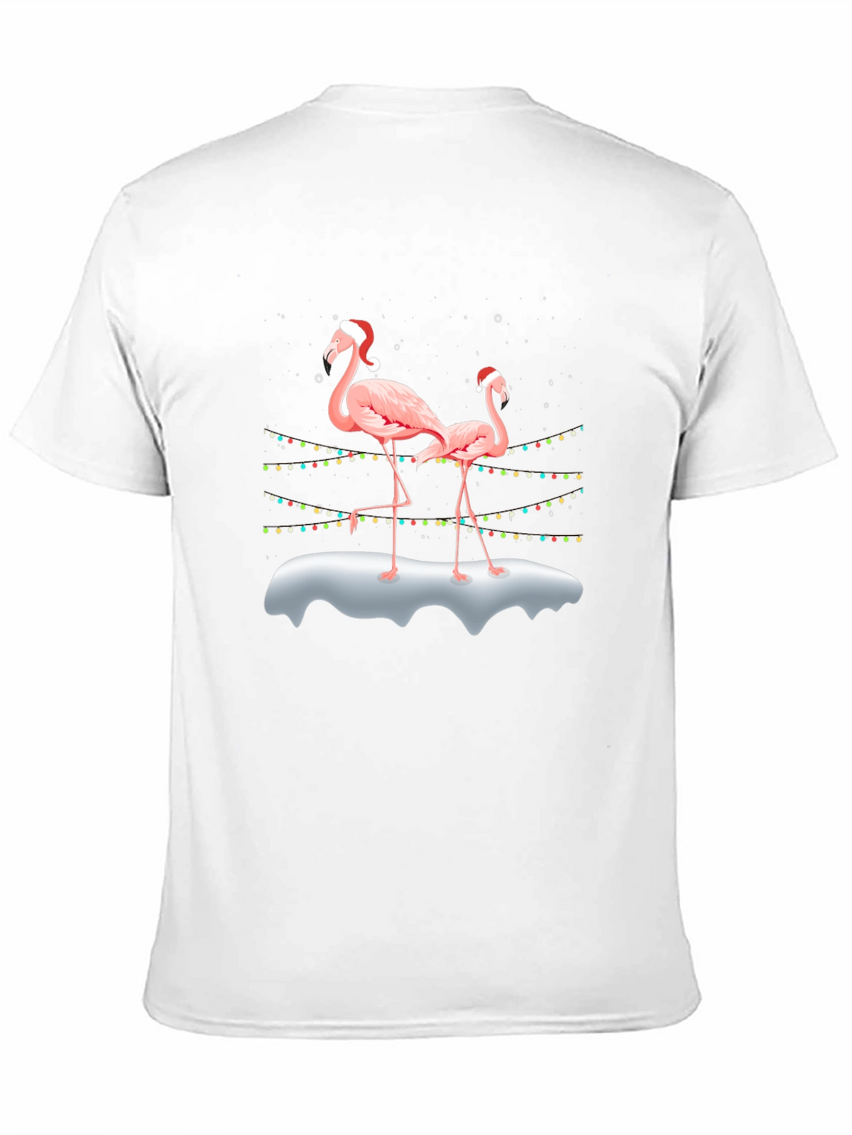 Flamingo Christmas Tee - Holiday Style