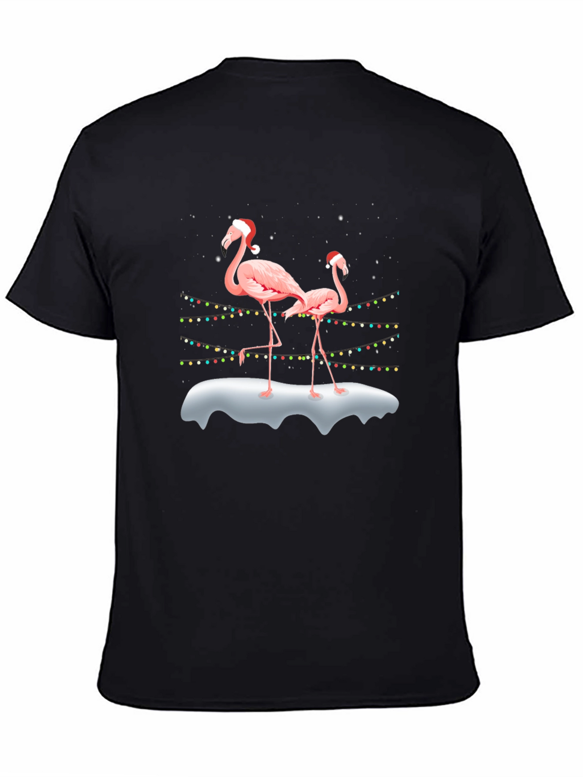 Flamingo Christmas Tee - Holiday Style