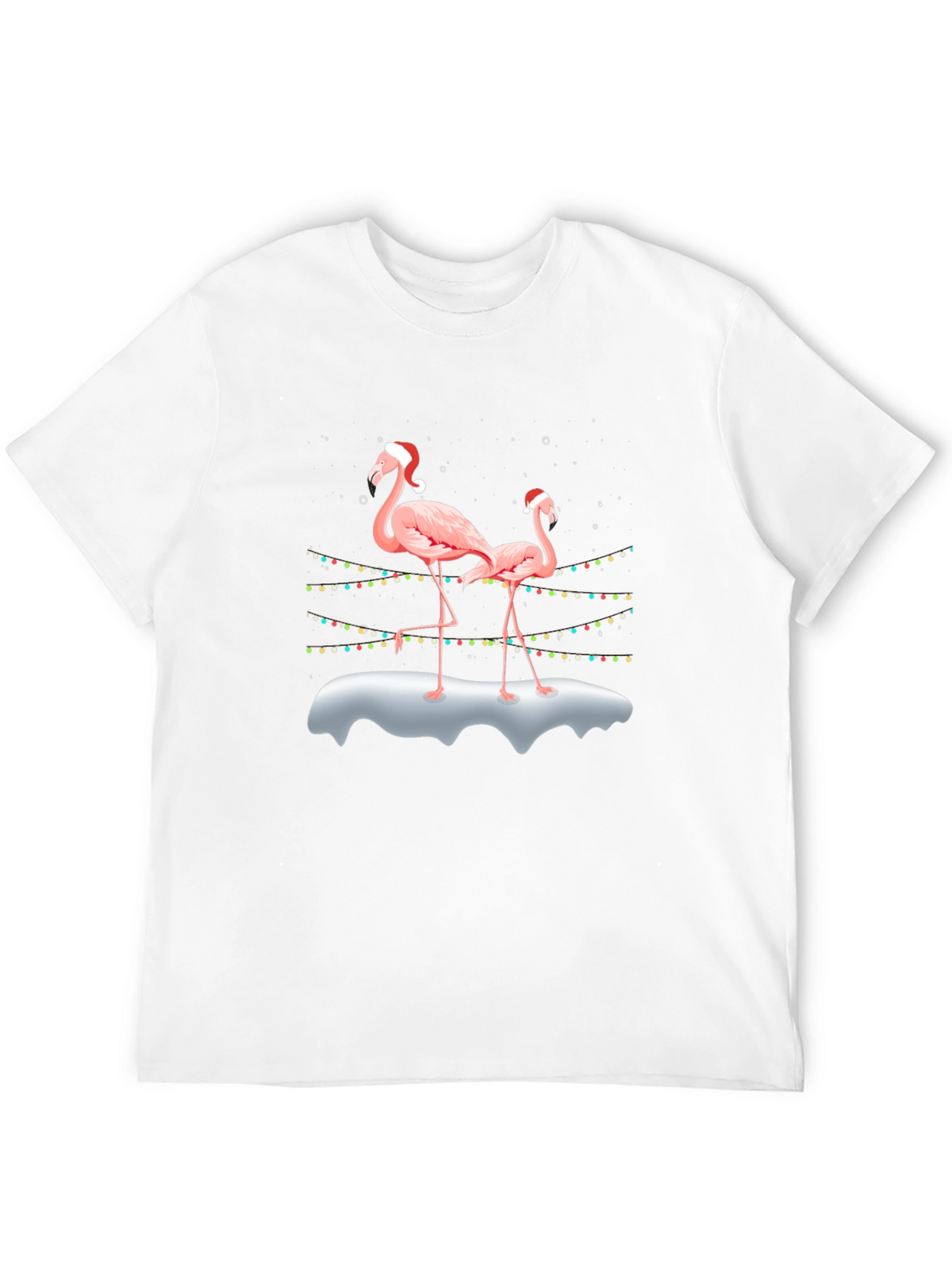Flamingo Christmas Tee - Holiday Style