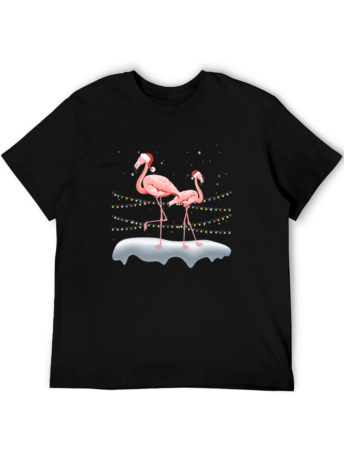 Flamingo Christmas Tee - Holiday Style