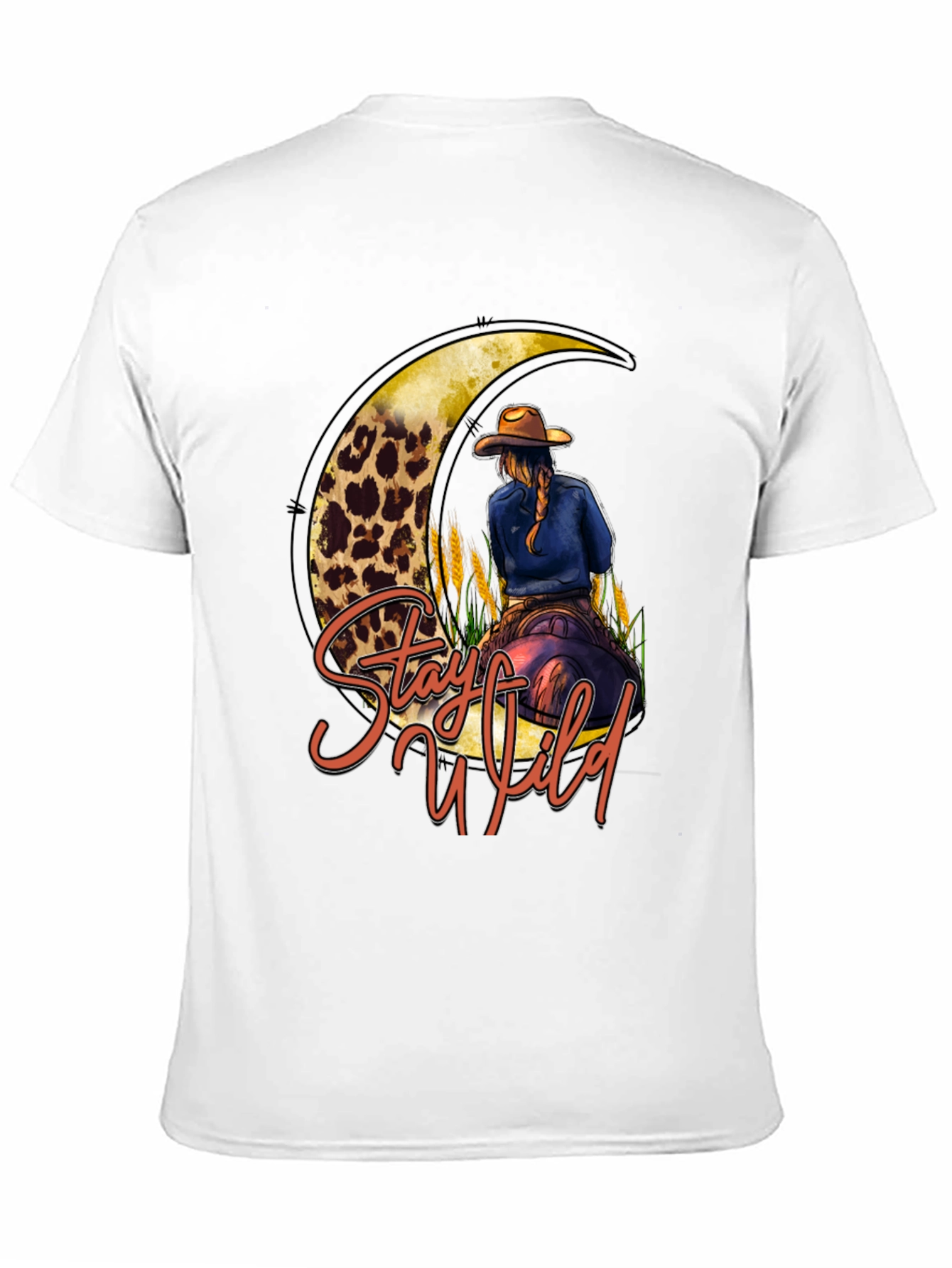 Stay Wild Cowgirl Moon Graphic Tee
