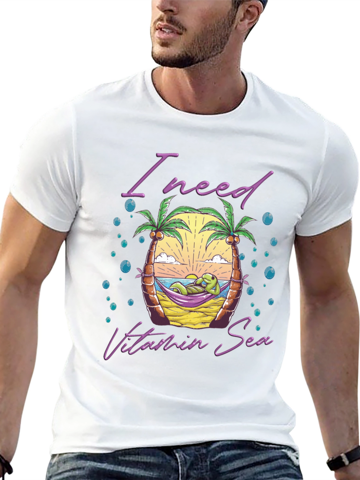 I Need Vitamin Sea Graphic T-Shirt
