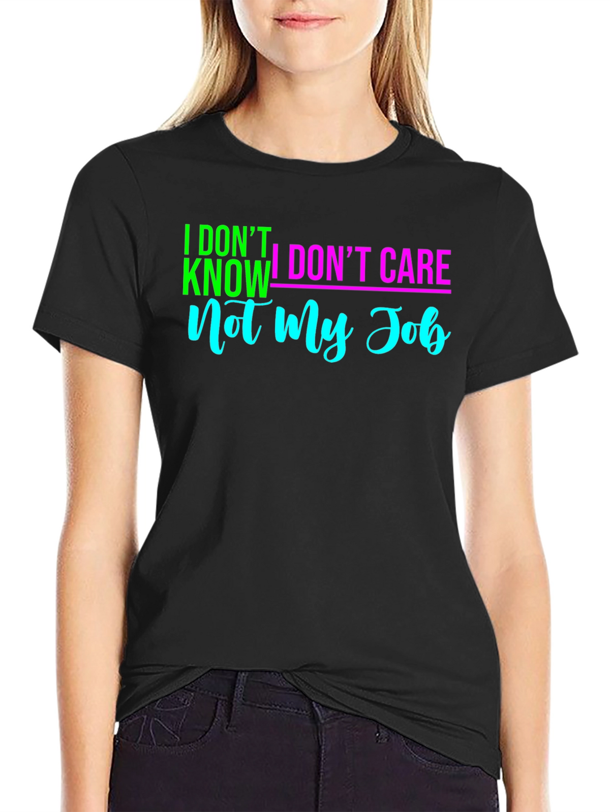 Funny Sarcastic Mens T-Shirt - Not My Job
