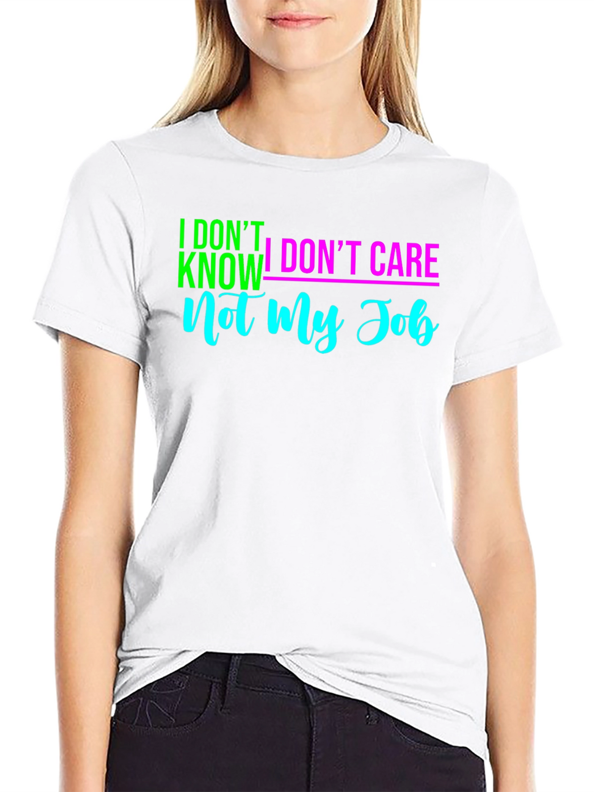 Funny Sarcastic Mens T-Shirt - Not My Job