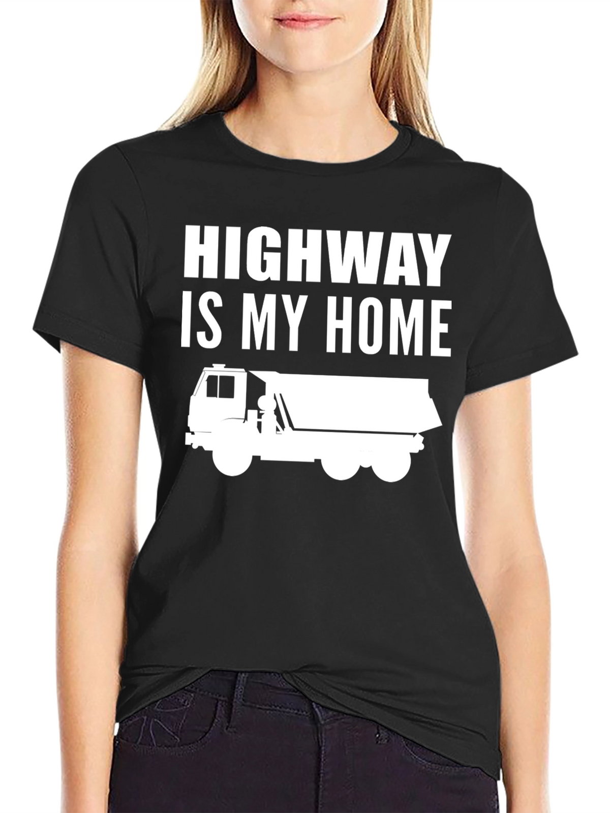 Highway is My Home Trucker T-Shirt