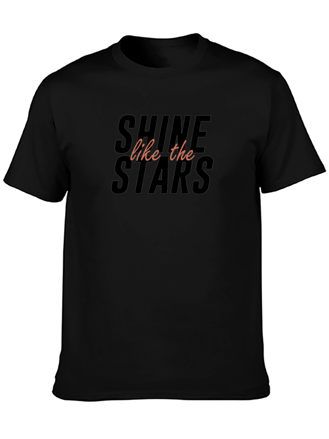 Shine Like the Stars Black T-Shirt