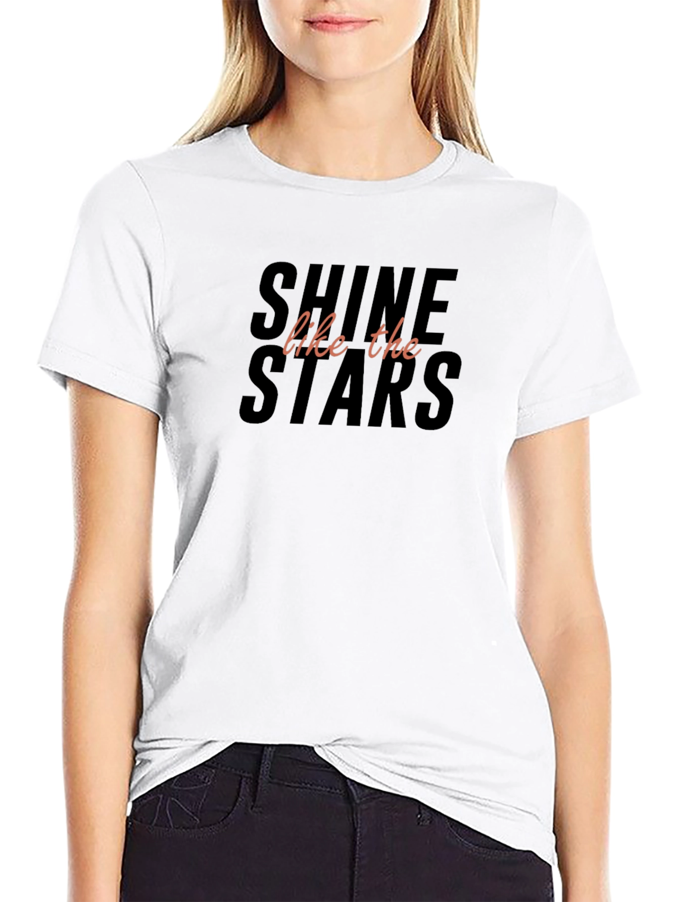 Shine Like the Stars Black T-Shirt