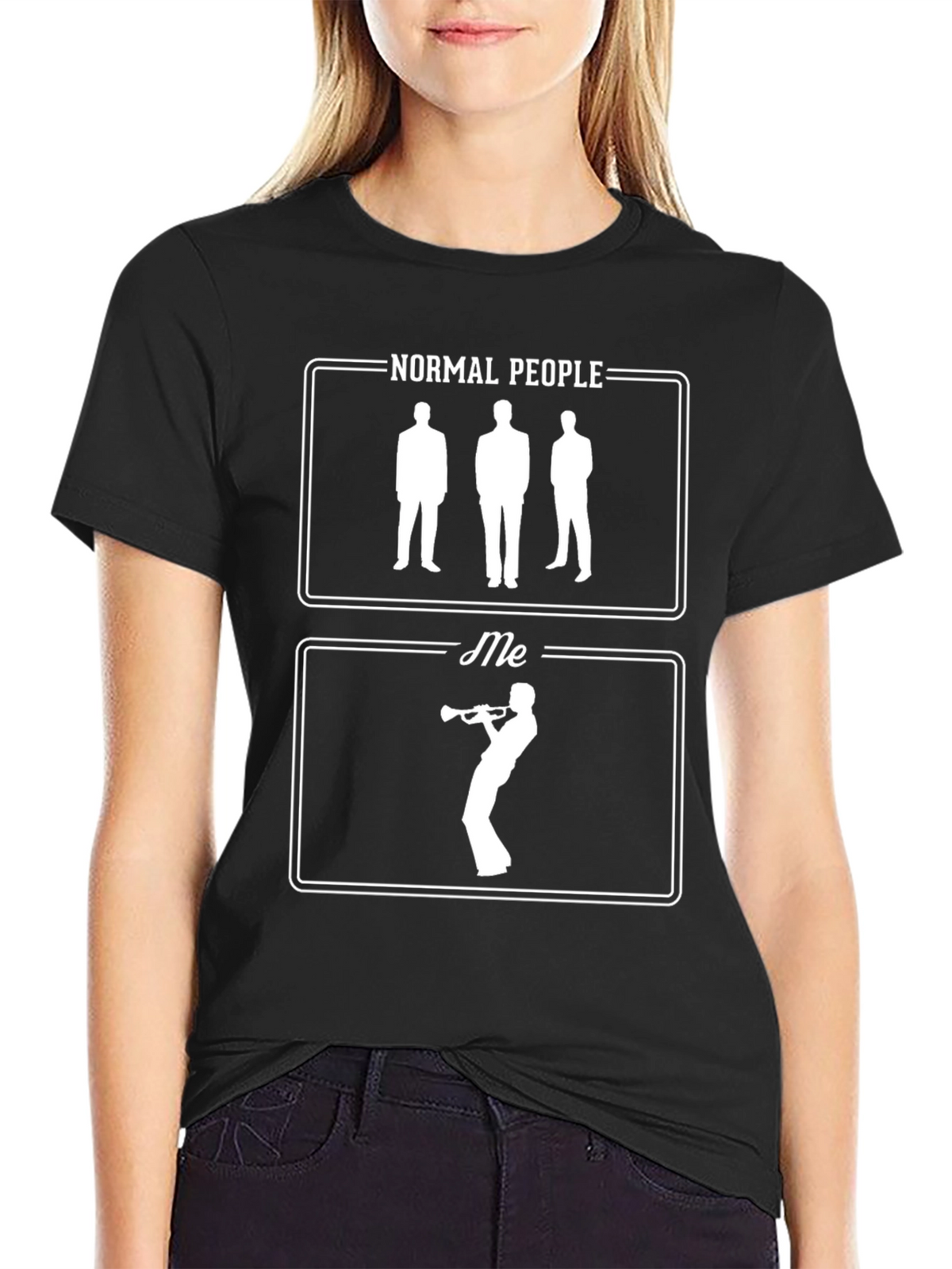 Normal People vs. Me Trumpet T-Shirt