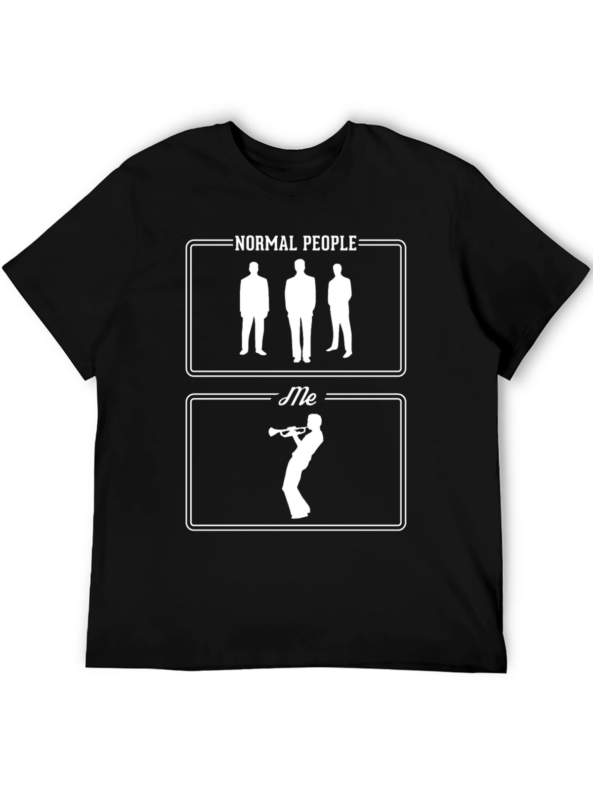 Normal People vs. Me Trumpet T-Shirt