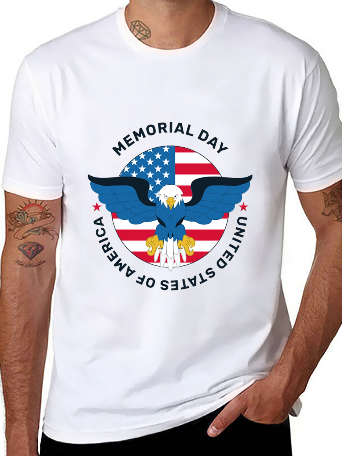 Memorial Day Eagle T-Shirt