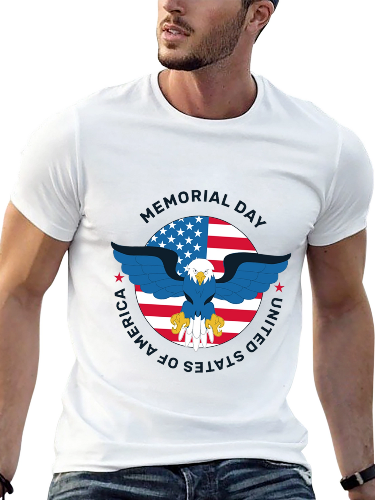 Memorial Day Eagle T-Shirt