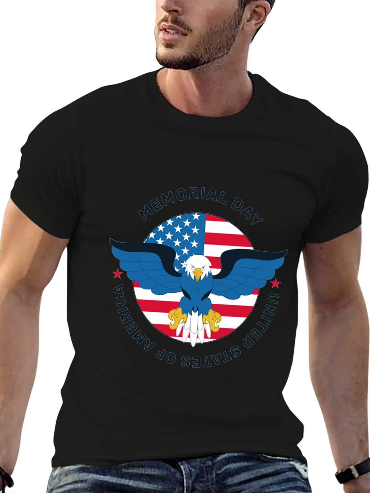 Memorial Day Eagle T-Shirt