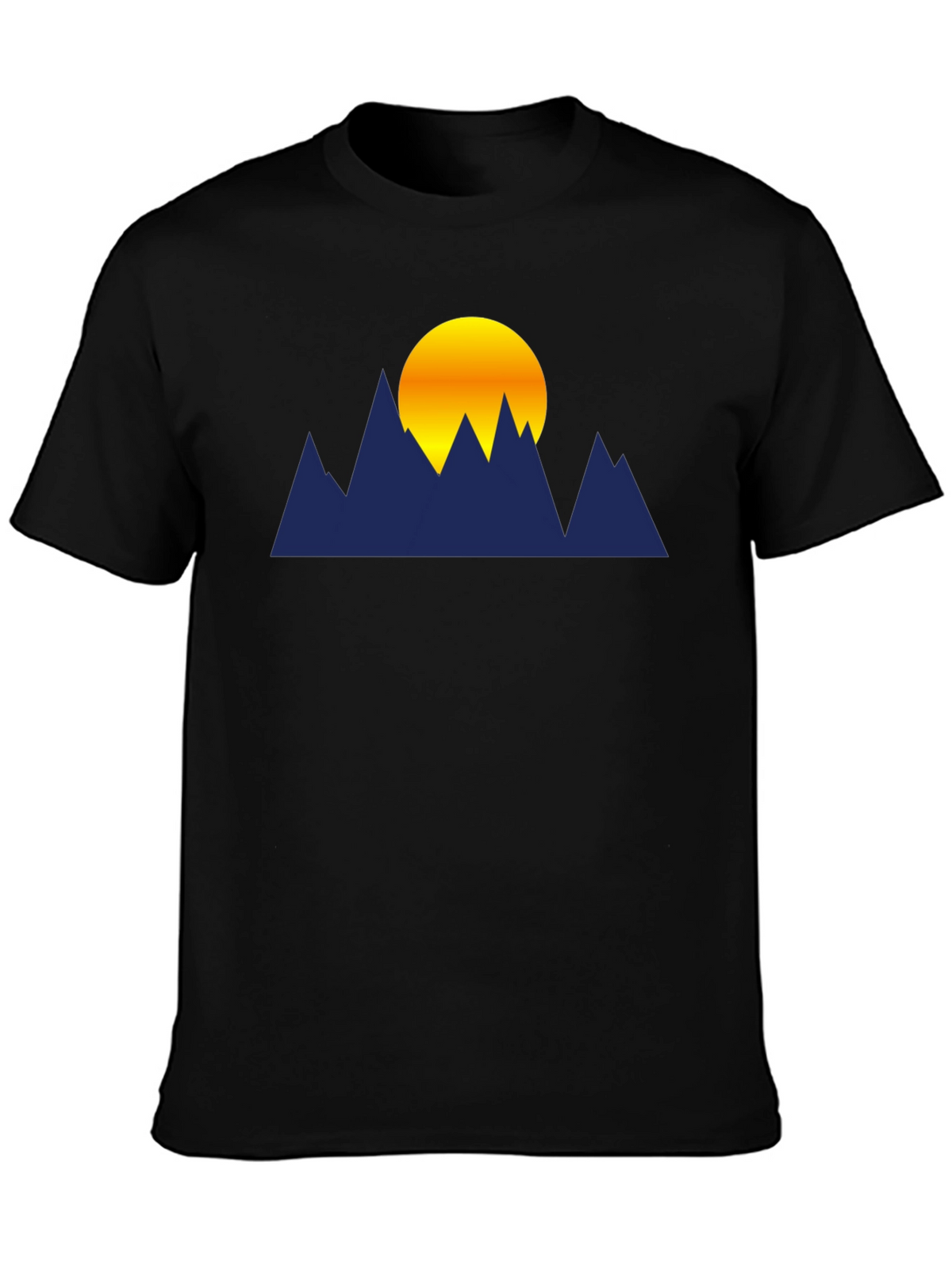 Mountain Sunset Graphic T-Shirt - Soft Cotton Blend