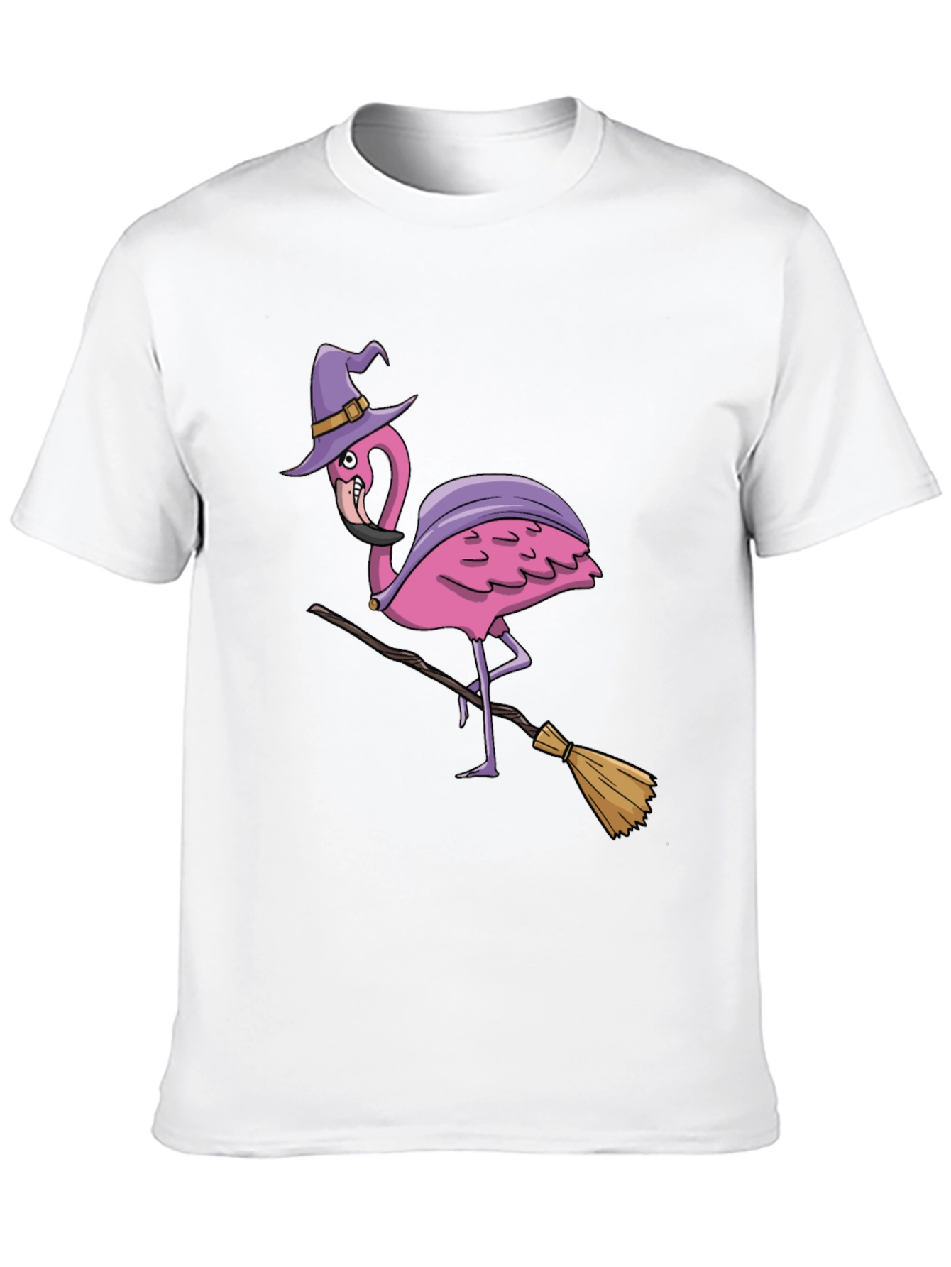 Witch Flamingo Graphic Tee