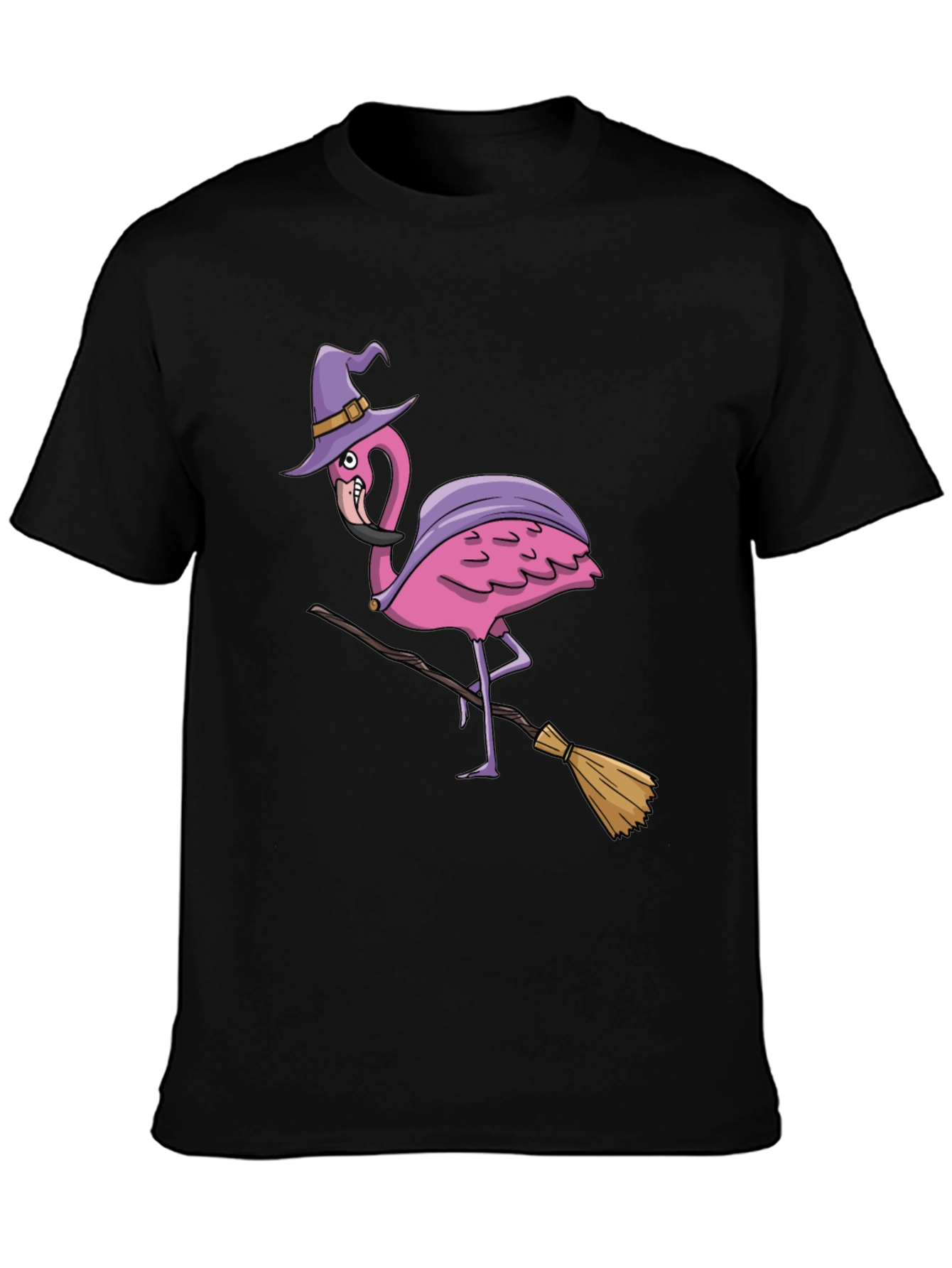Witch Flamingo Graphic Tee