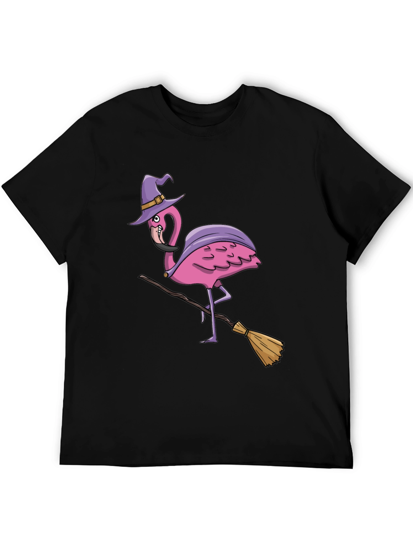 Witch Flamingo Graphic Tee