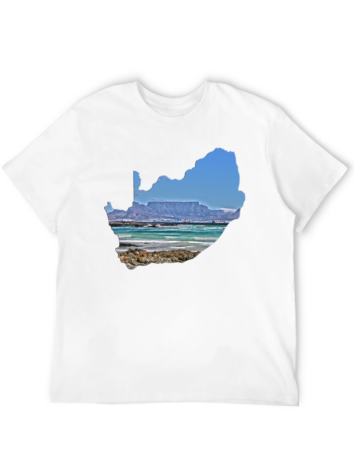 South Africa Landscape Graphic Tee - Black