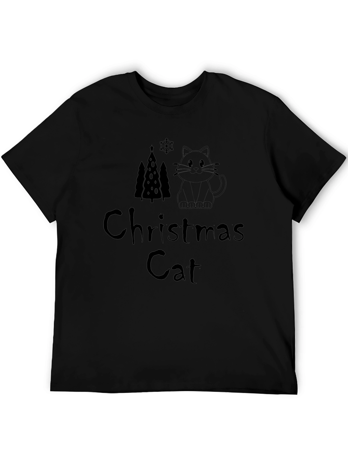 Christmas Cat T-Shirt - Festive & Fun Design