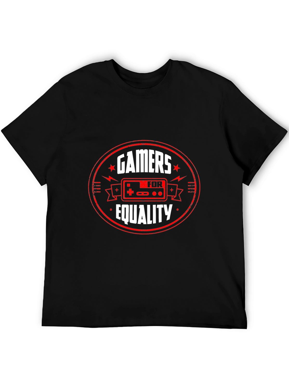Gamers For Equality Graphic T-Shirt - Black
