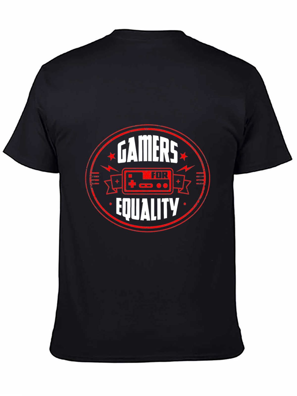 Gamers For Equality Graphic T-Shirt - Black