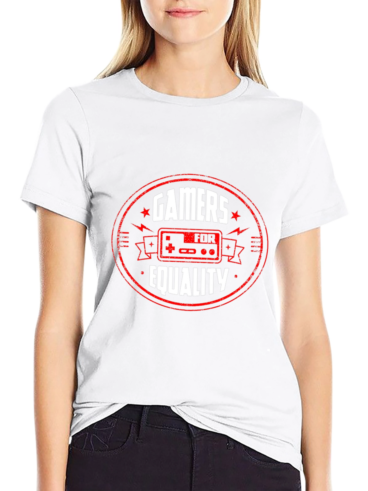 Gamers For Equality Graphic T-Shirt - Black