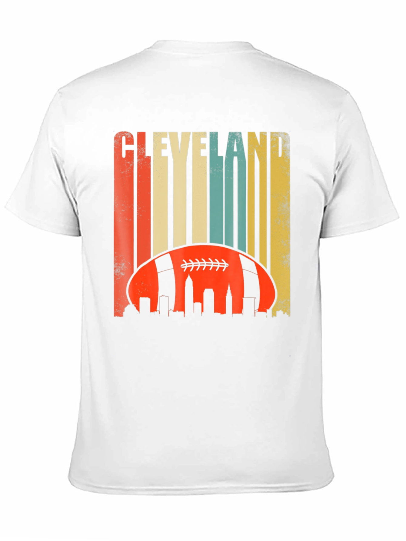 Cleveland Football Skyline Graphic Tee