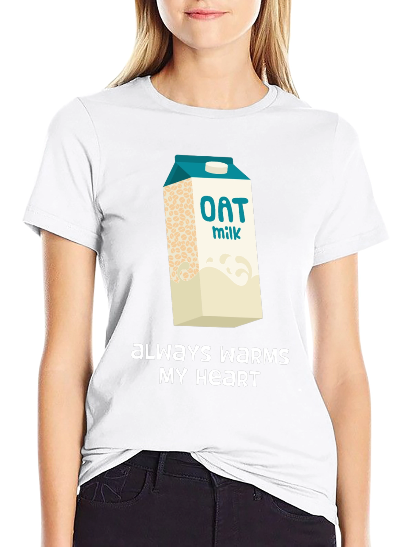 Oat Milk Lover T-Shirt - Always Warms My Heart