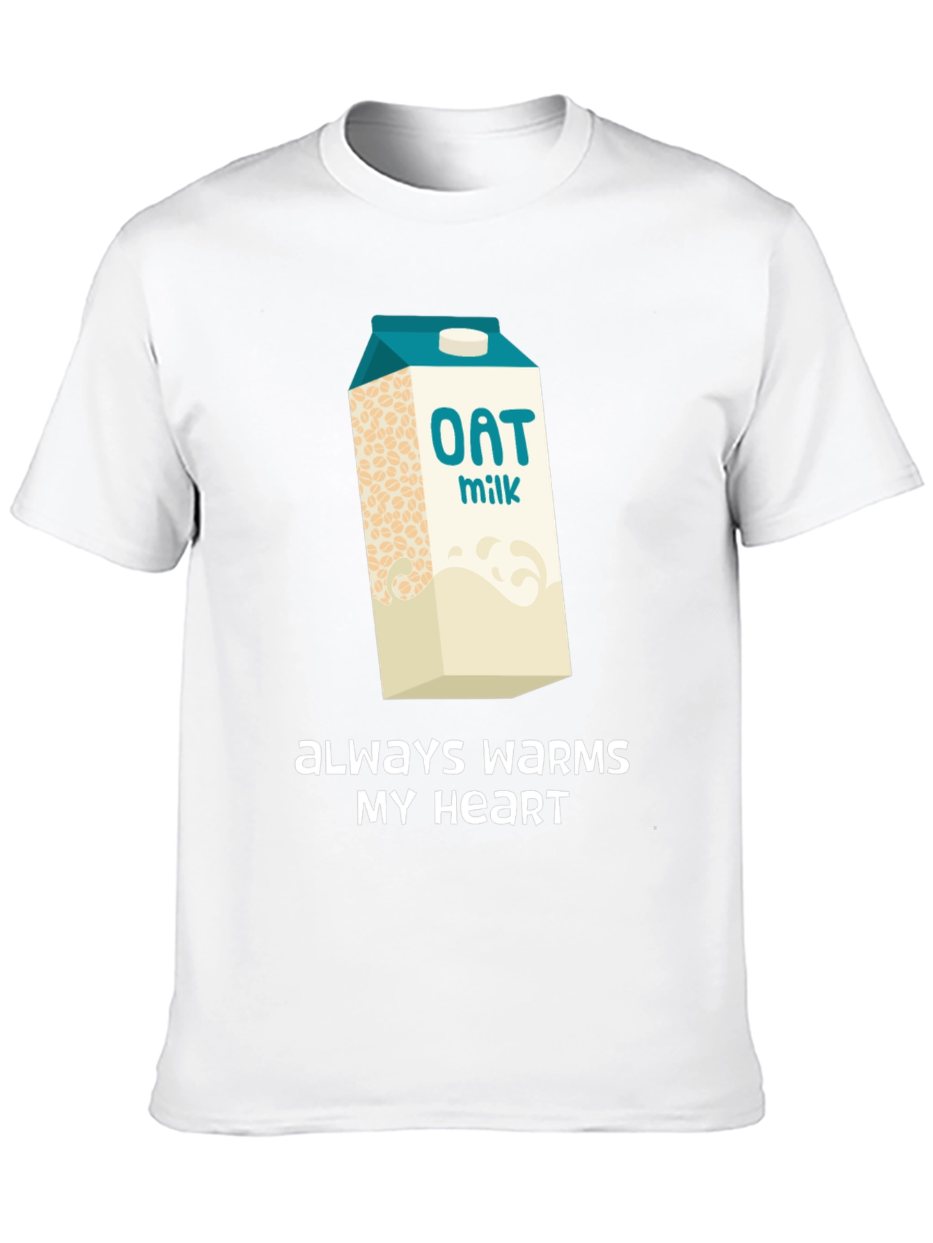 Oat Milk Lover T-Shirt - Always Warms My Heart