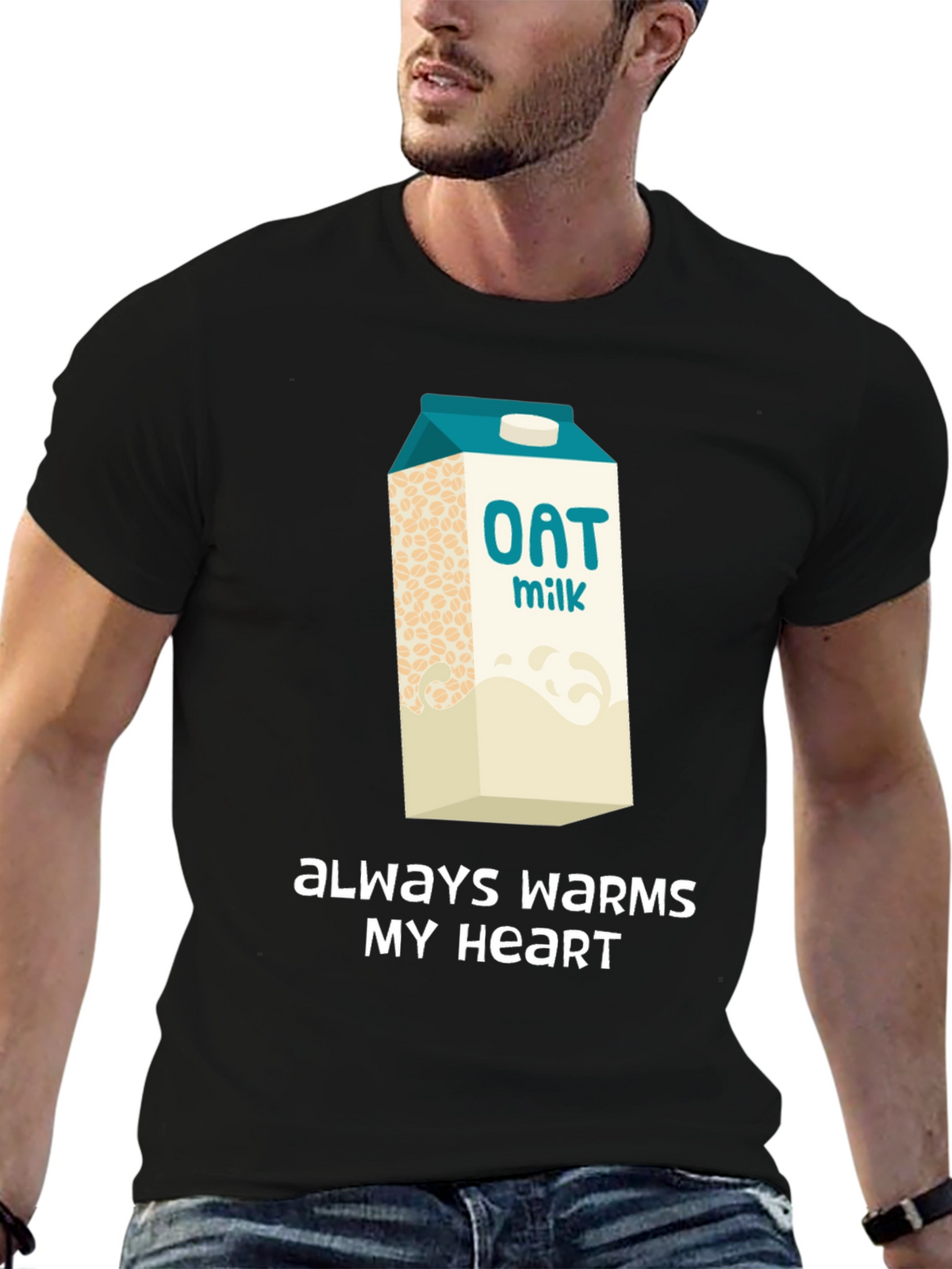 Oat Milk Lover T-Shirt - Always Warms My Heart
