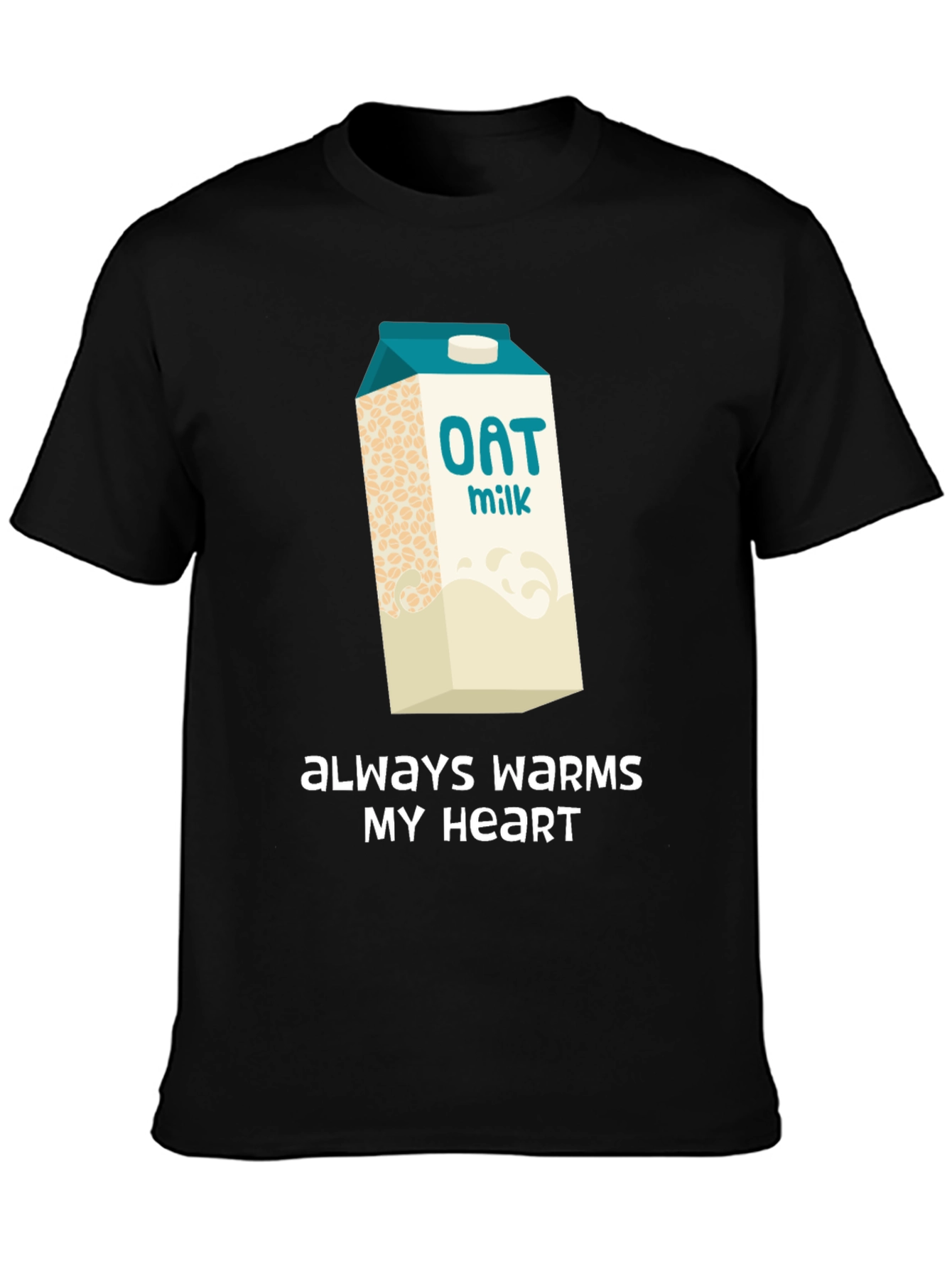 Oat Milk Lover T-Shirt - Always Warms My Heart