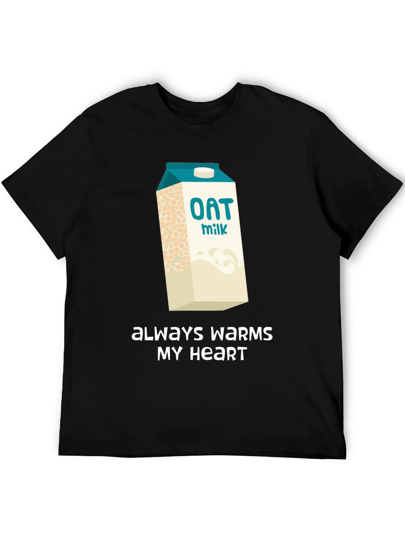 Oat Milk Lover T-Shirt - Always Warms My Heart