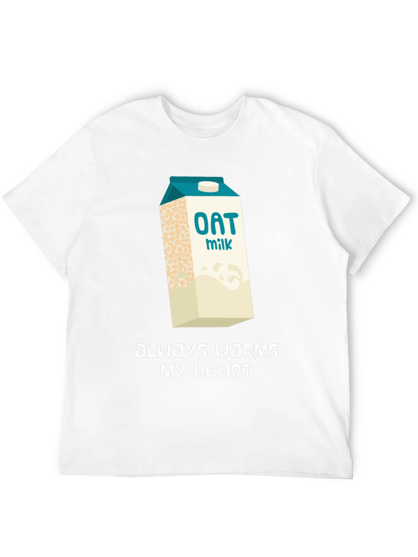 Oat Milk Lover T-Shirt - Always Warms My Heart