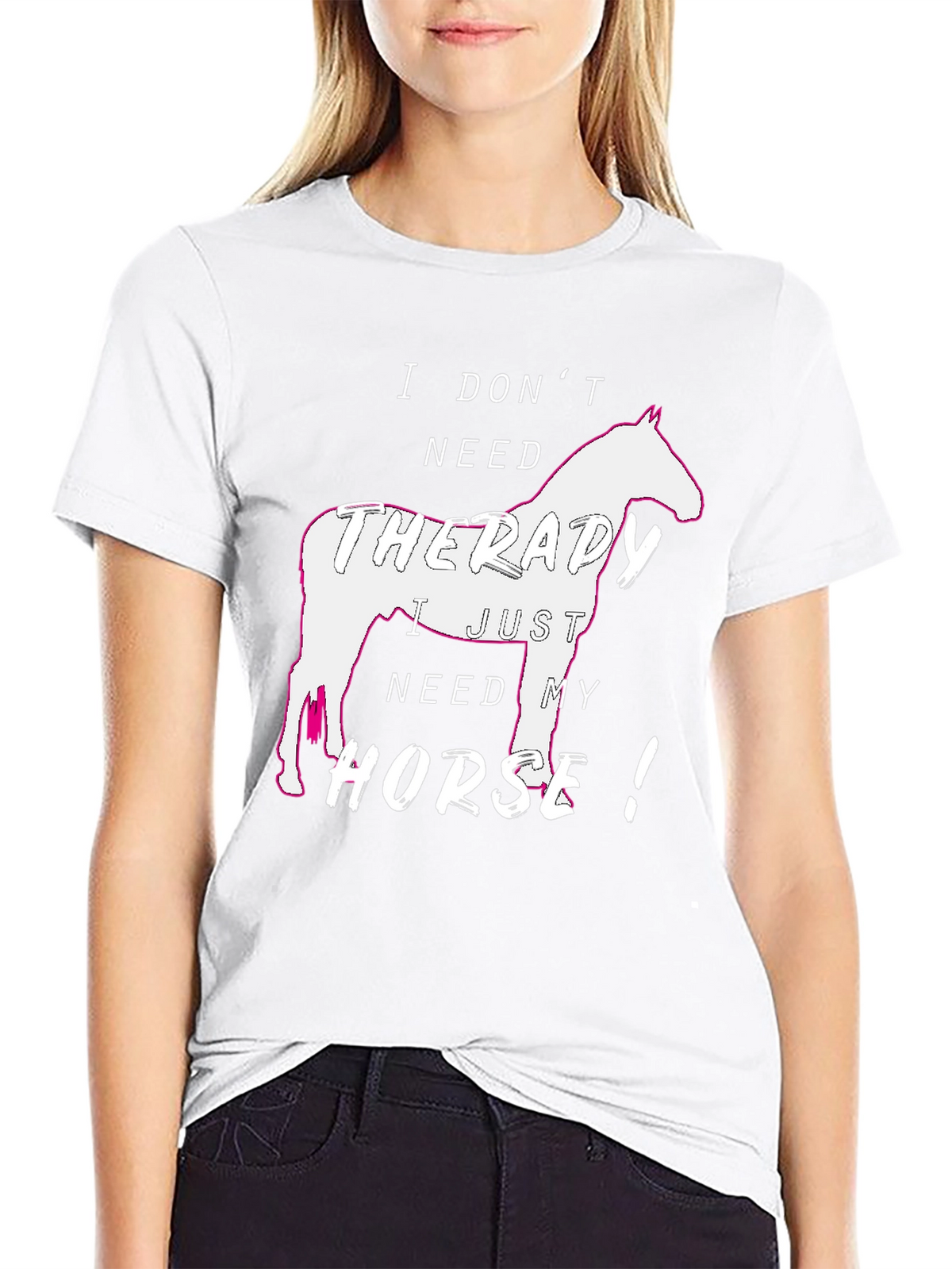 Horse Therapy T-Shirt - Animal Lover Tee