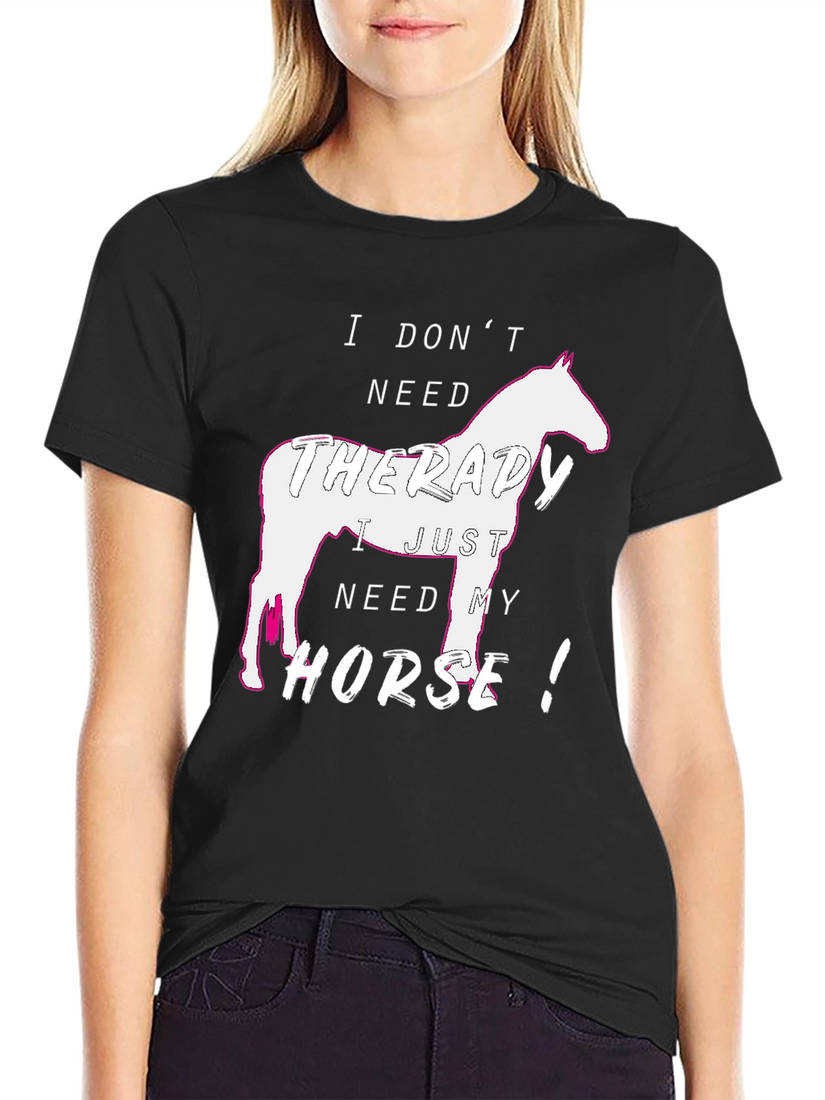 Horse Therapy T-Shirt - Animal Lover Tee
